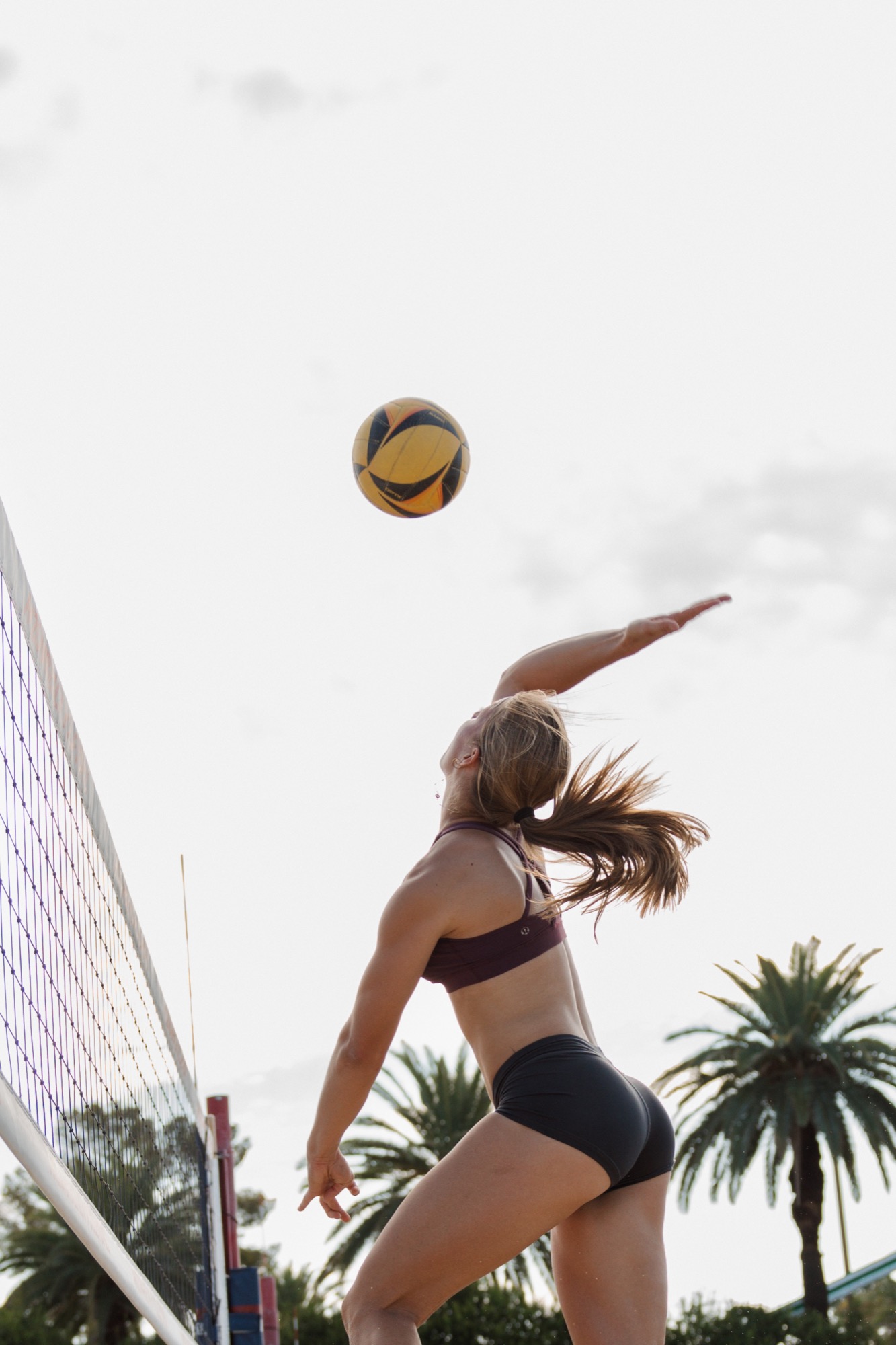 Arizona beach volleyball practice photography
