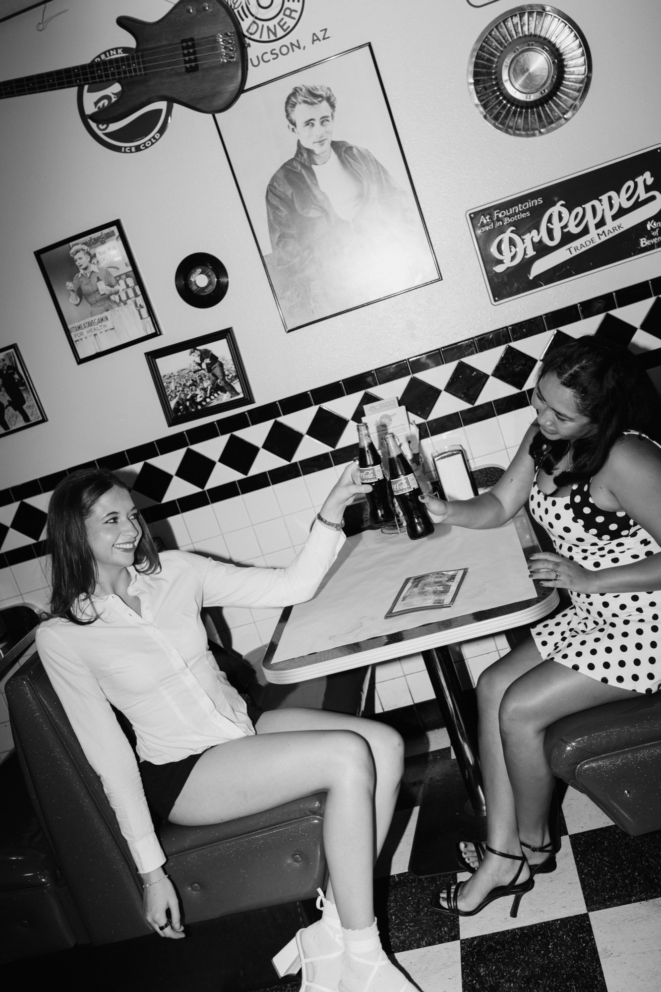 Chi Omega retro campaign photography