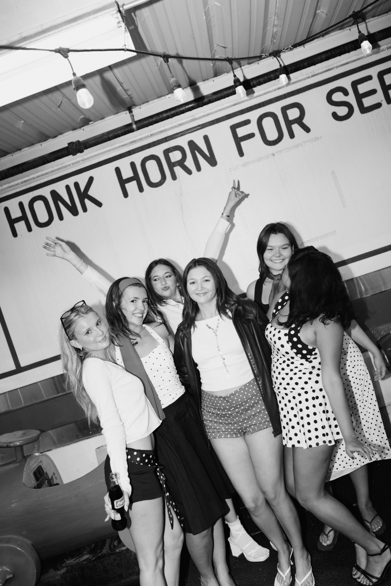 Chi Omega retro campaign photography