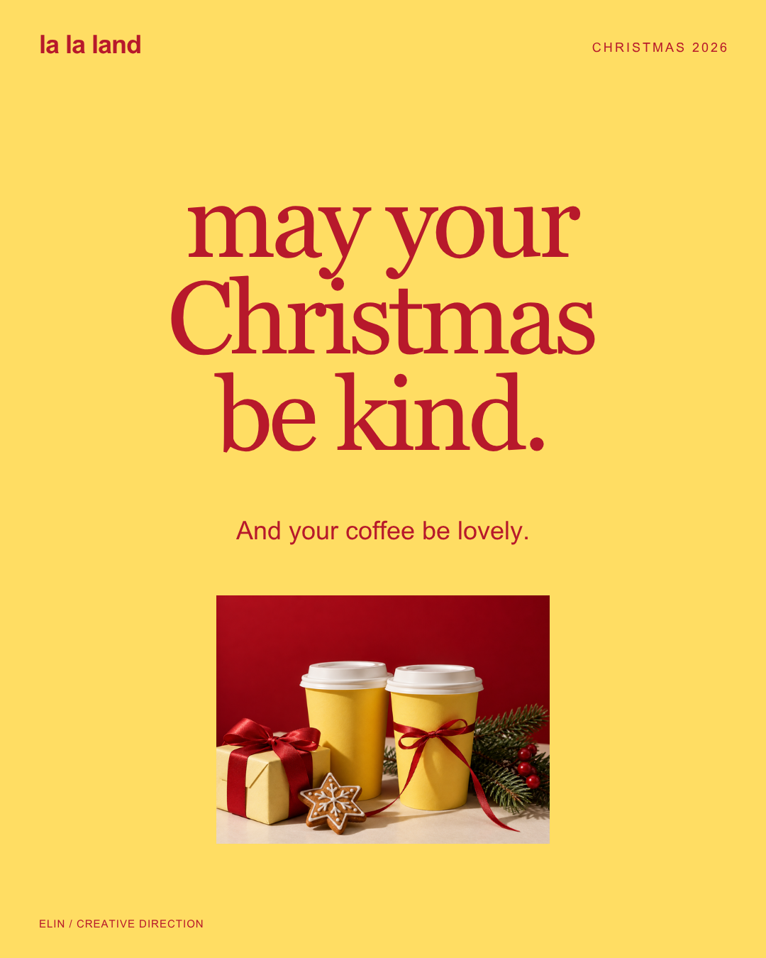 FA LA LA LA LAND campaign design 6 of 6